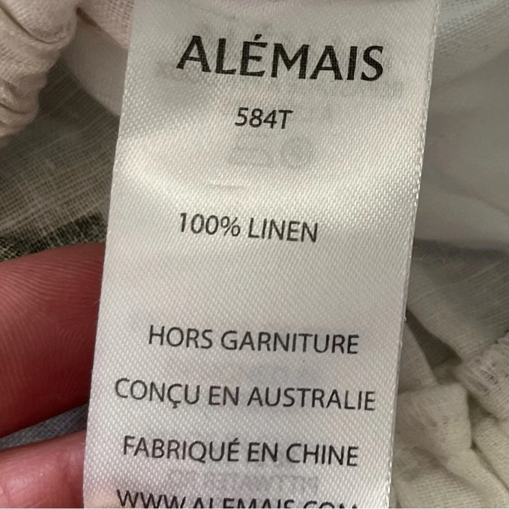 ALEMAIS HERA Drawstring Top In Ivory Size 8 Greek Art to Wear Artsy Chic - Picture 5 of 9
